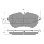 TOMEX Brakes Bremsbelagsatz, Scheibenbremse